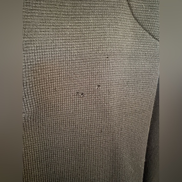 Prada Sport Womens Half Zip Wool Black Red Size 38 XS SEE PHOTOS - Picture 9 of 10